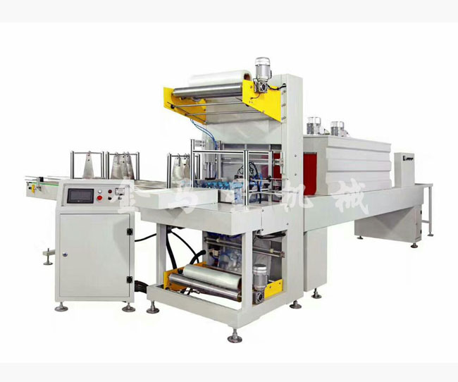全自動飲料、飲用水PE膜包機、包裝機