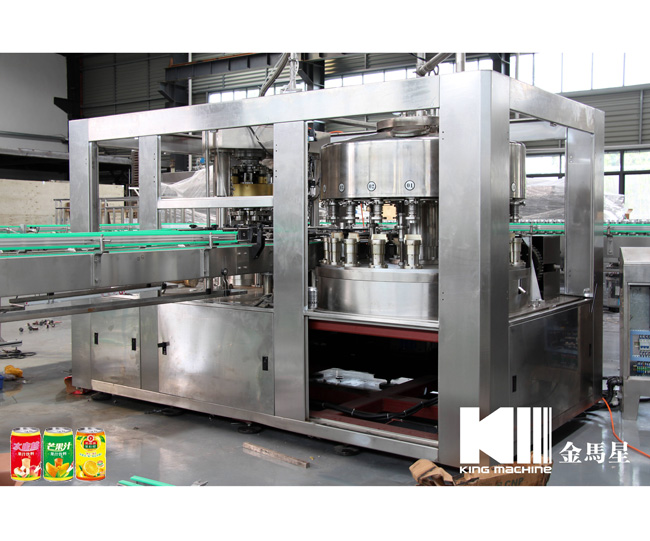 果汁易拉罐飲料灌裝生產(chǎn)線(xiàn)